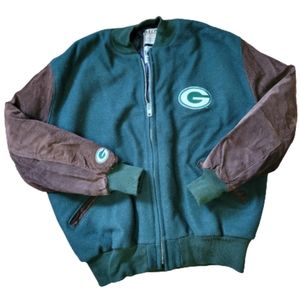 Vintage DeLong Wool Greenbay Packers Team Jacket Men's Size 2XL